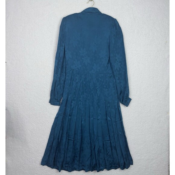 Jean-Louis Scherrer Boutique Paris 100% Silk Jacquard Dress FR 36 US 4 Vintage - Picture 8 of 12